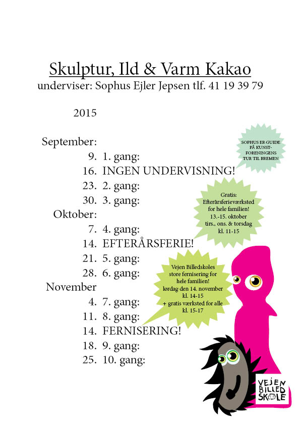 semesterplan for dette hold